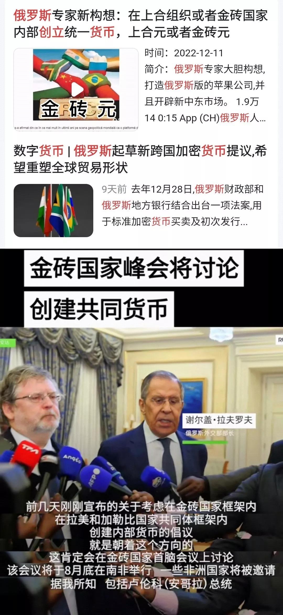 【金砖元】击碎美国霸权根基[奋斗]俄罗斯倡议构建新的国际货币体系，彻底将美国霸权