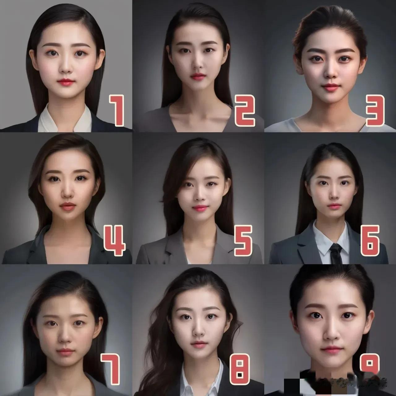 仅仅看面相，谁位美女适合当配偶？谁位仙女适合当同事？谁位MM适合当普通朋友？

