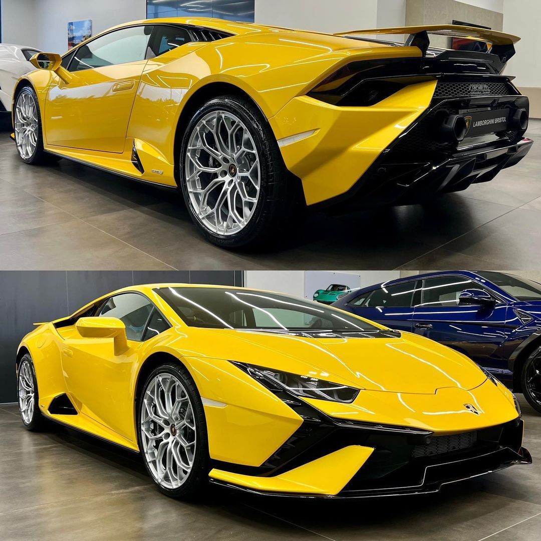 Yellow Lamborghini｜The Huracan Tecnica.C