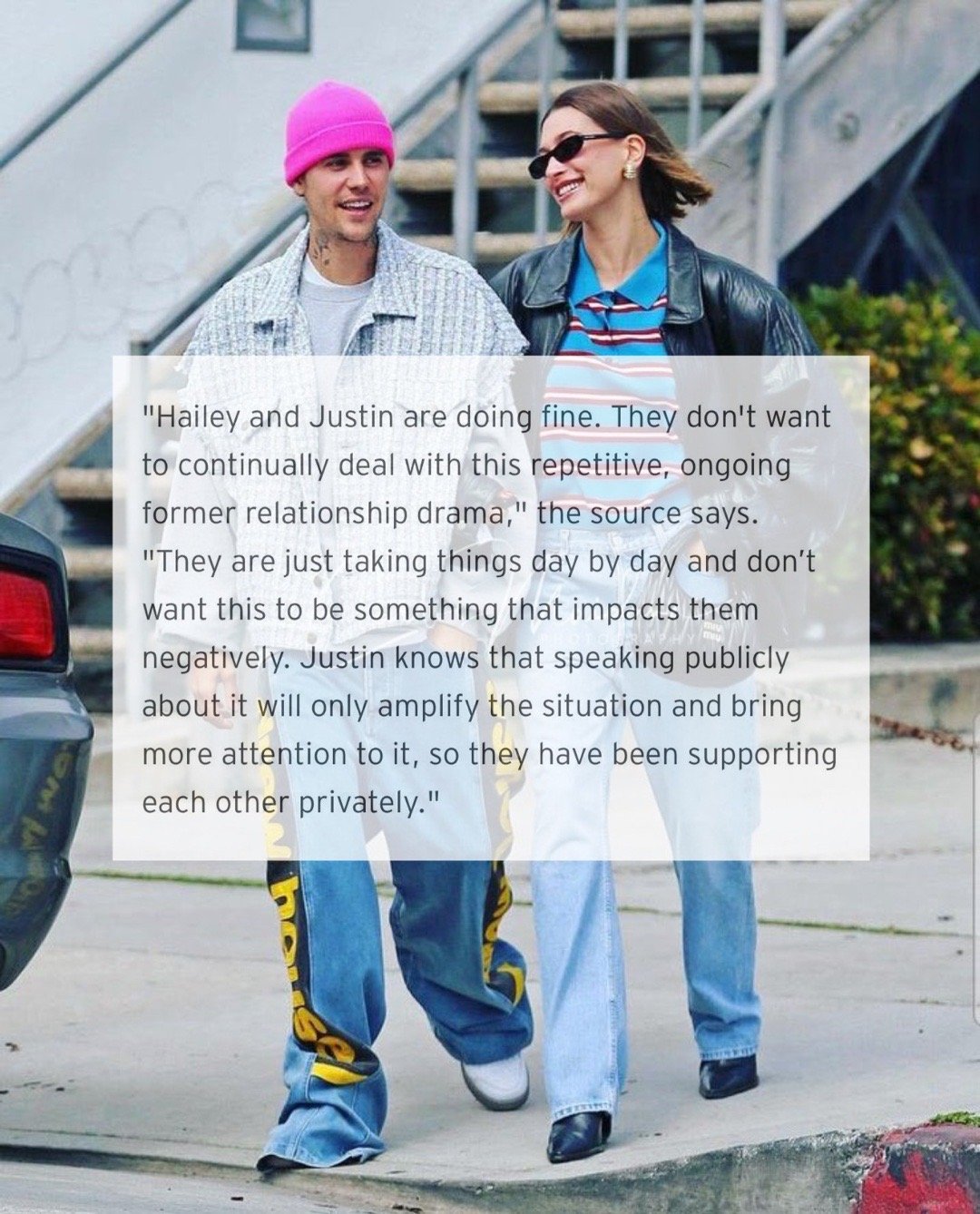  •  THEY ARE SO FINEET透露：「Justin和Hailey目