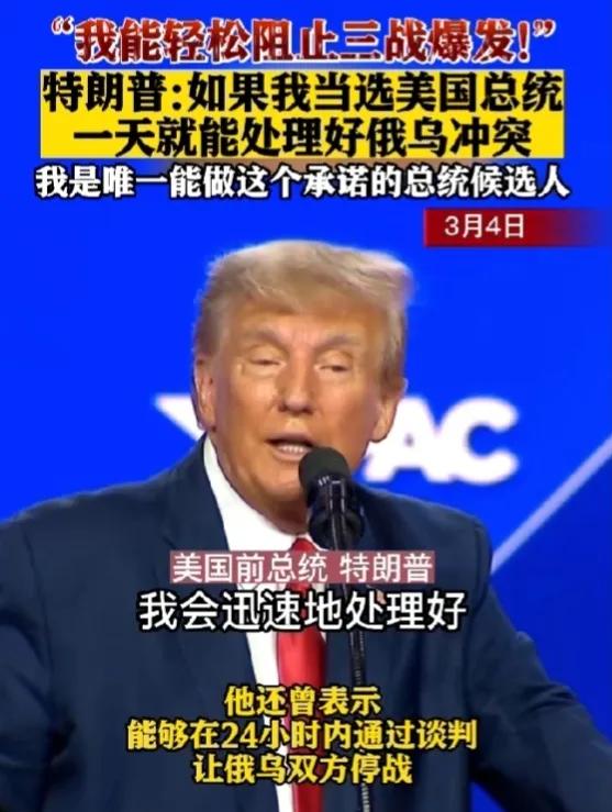 一天内结束俄乌冲突

俄乌冲突愈演愈烈，继续外溢，极有可能引发第三次世界大战，这