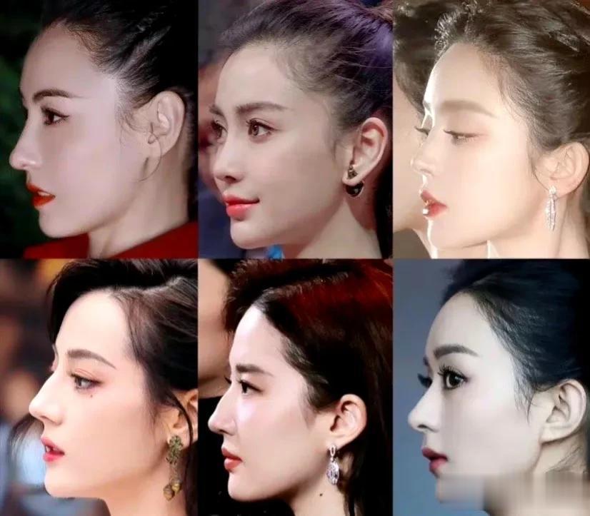 侧颜杀，6选1

张柏芝、杨颖、娜扎、热巴、刘亦菲、赵丽颖