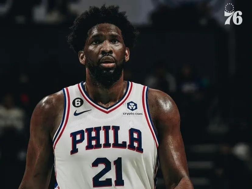 MVP榜领跑后更出色 恩比德38分得分王也想要

NBA常规赛，76人以121比