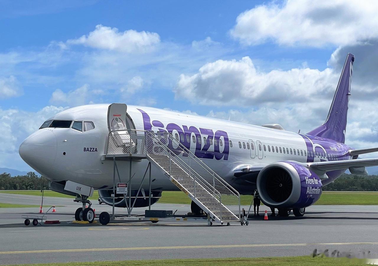 组图：Bonza航空将737MAX正式投入使用
