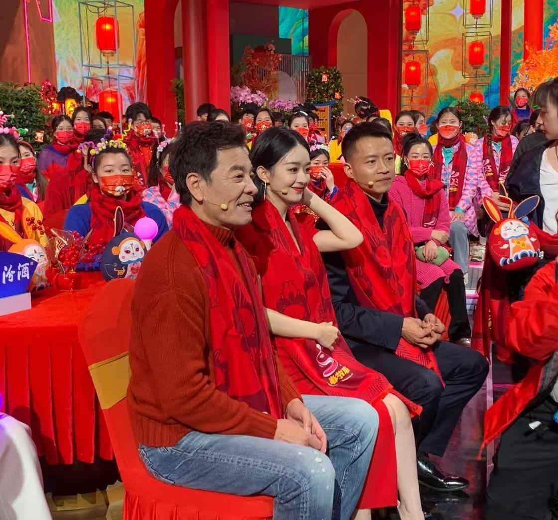 赵丽颖北京电视台春晚录制结束！
