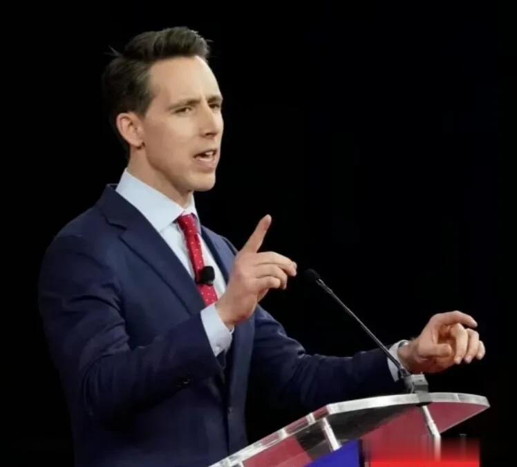 共和党参议员乔什·霍利（Josh Hawley）2月16日在华盛顿智库传统基金会