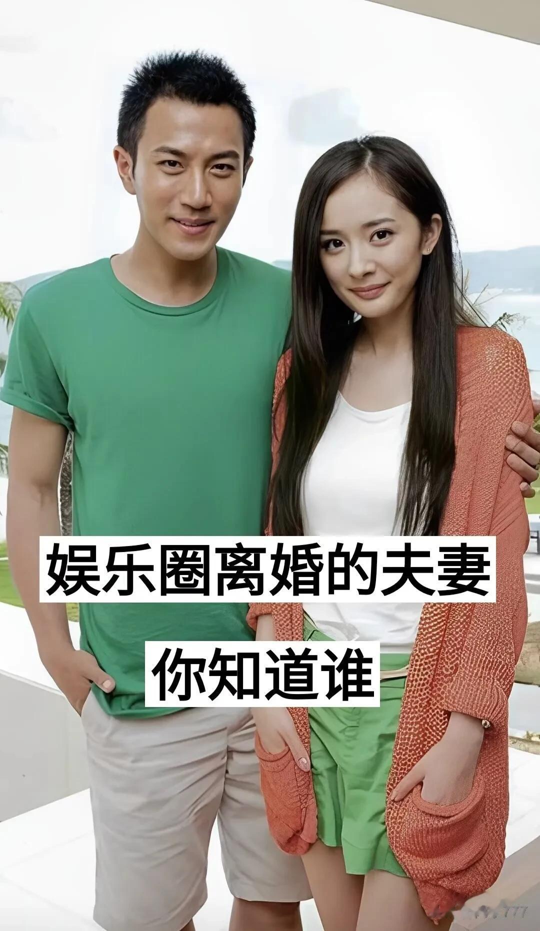 娱乐圈离婚的夫妻