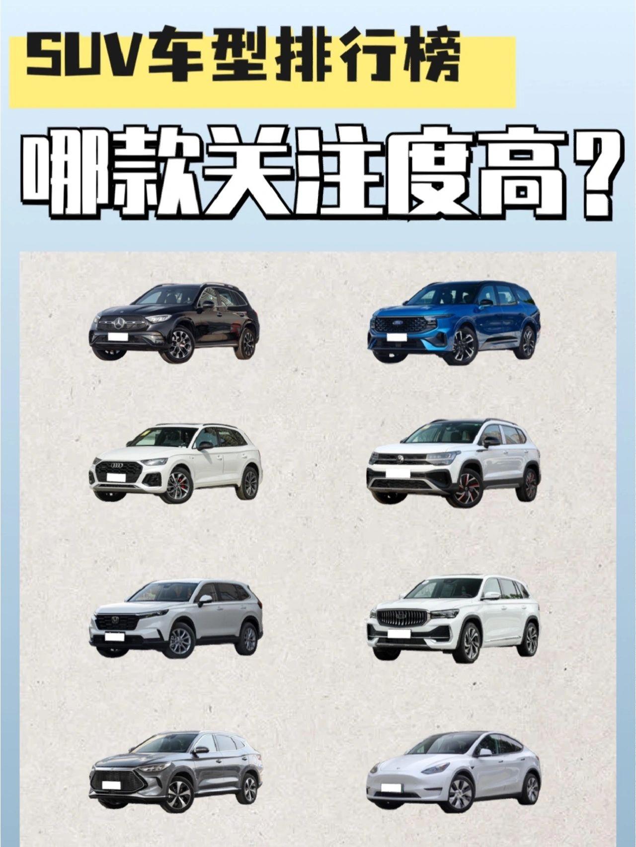 SUV车型|哪些关注度高？
1⃣️奔驰GLC
新车还没上市，不过这台车的内饰是真