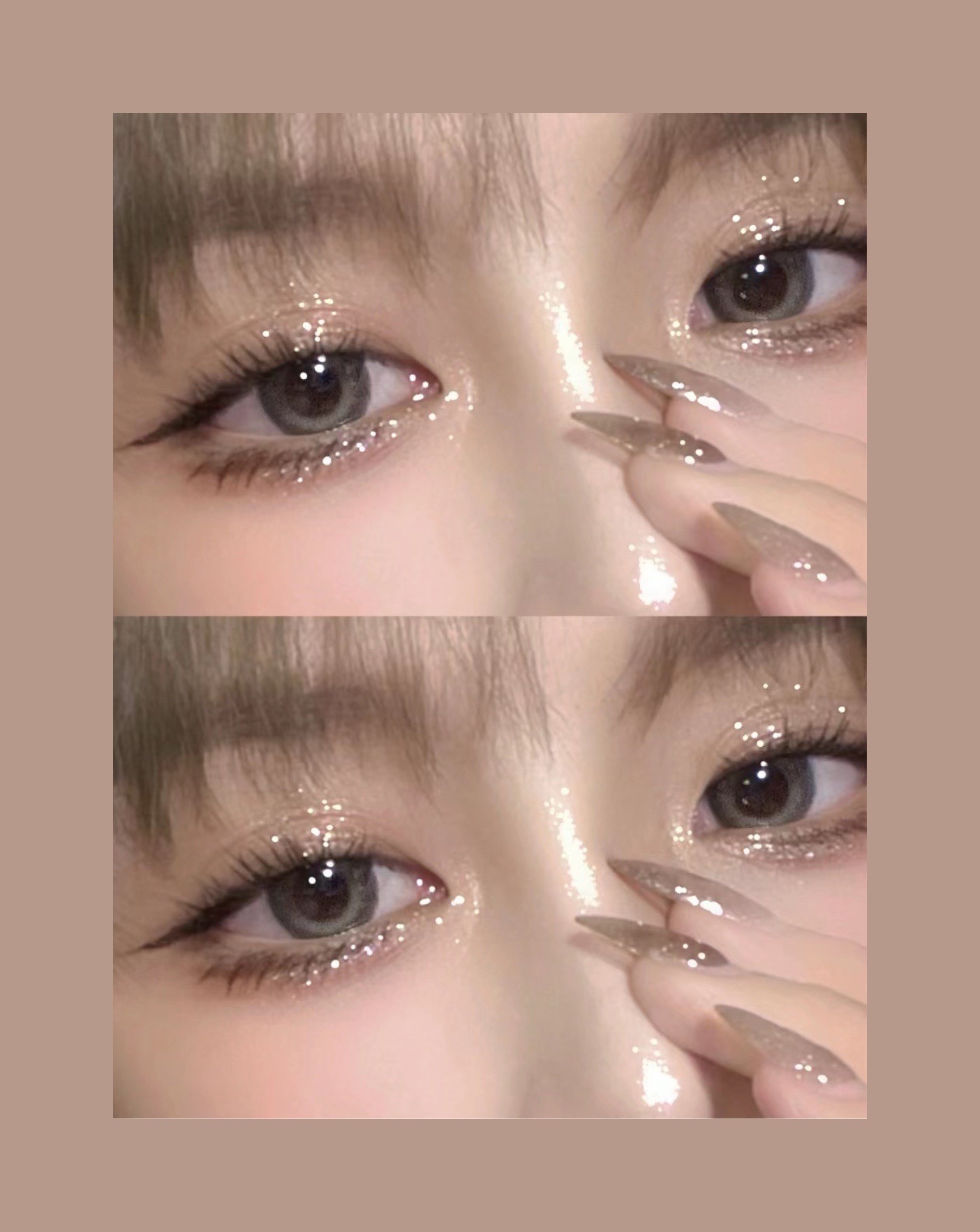 #好物分享#眼影界无法平替的“小灯泡”姐妹花尊滴美啊 碎钻撒一脸的爆闪感 🍷真