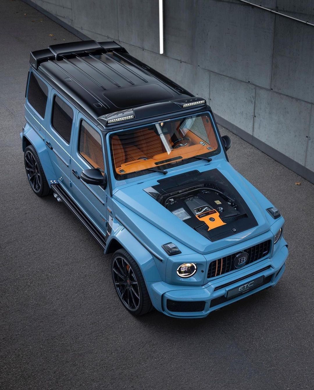 蓝色Brabus G800 ​​​