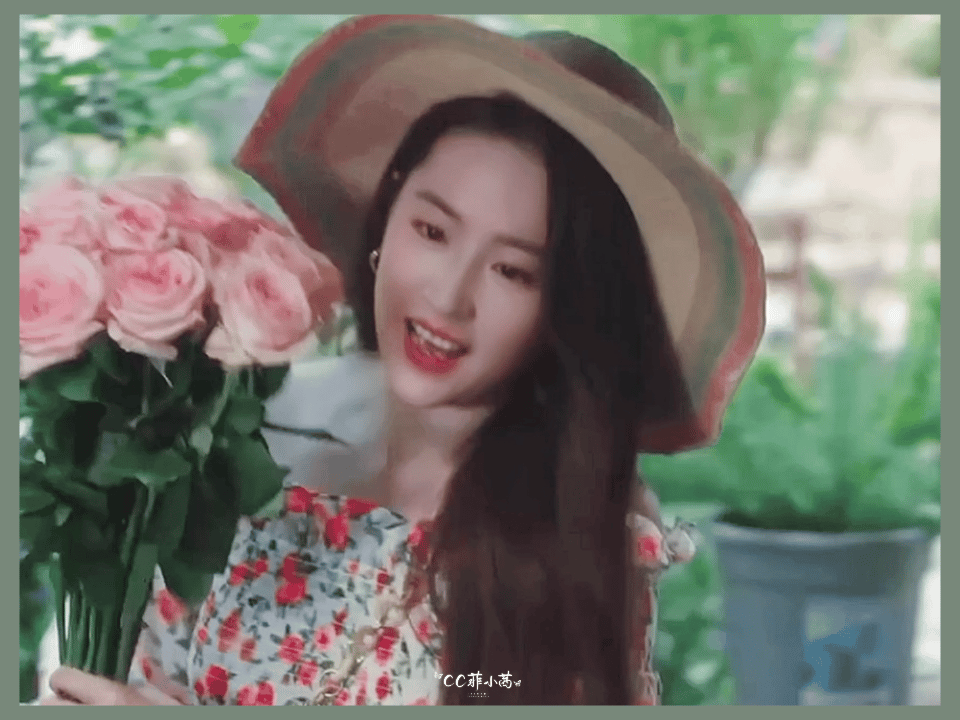 #刘亦菲# × 去有风的地方 × 许红豆·GIF/动图当刘亦菲对你说——“宝贝，