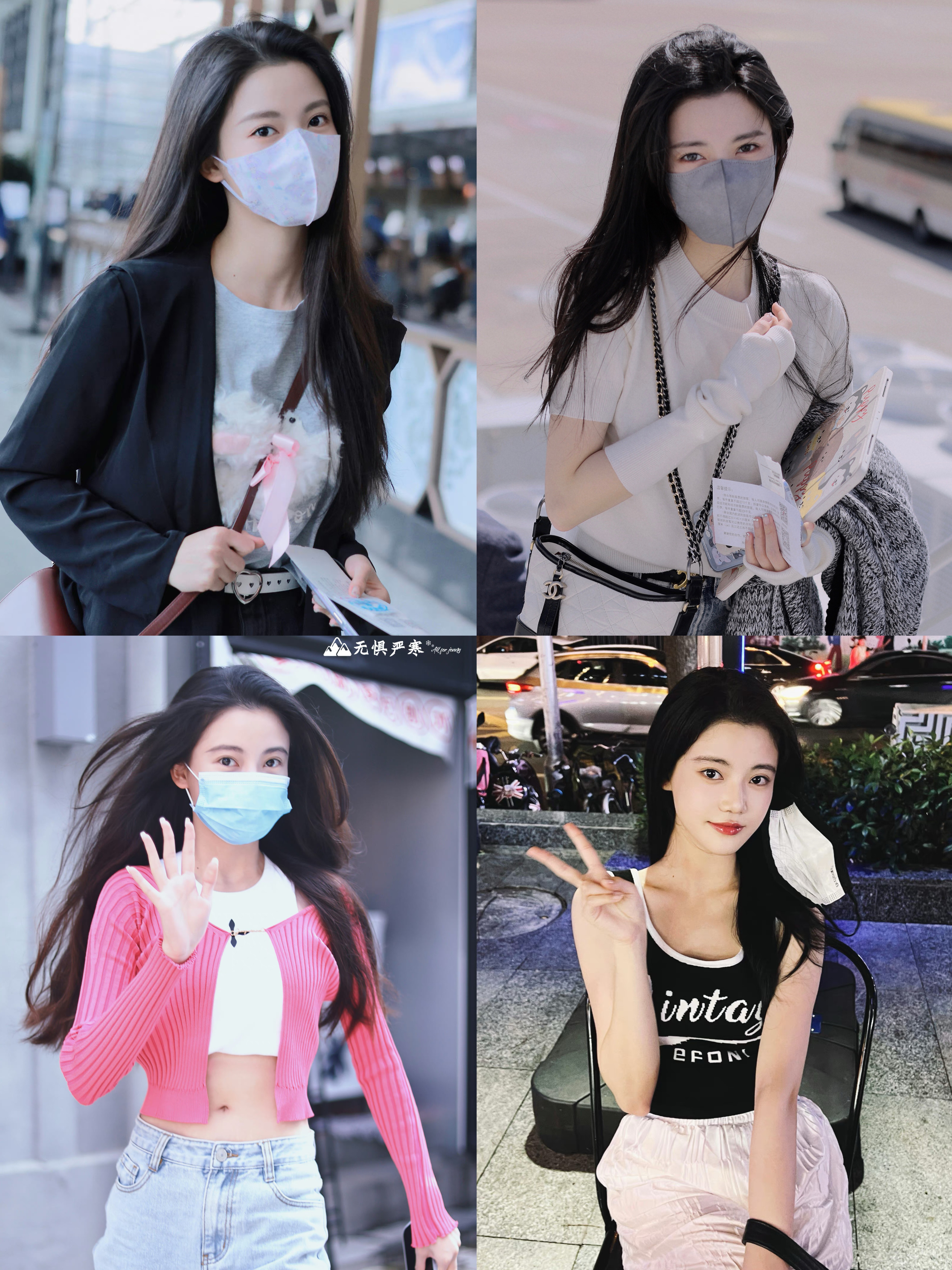 孙珍妮私服合集，好漂亮的妹妹！ ​​​