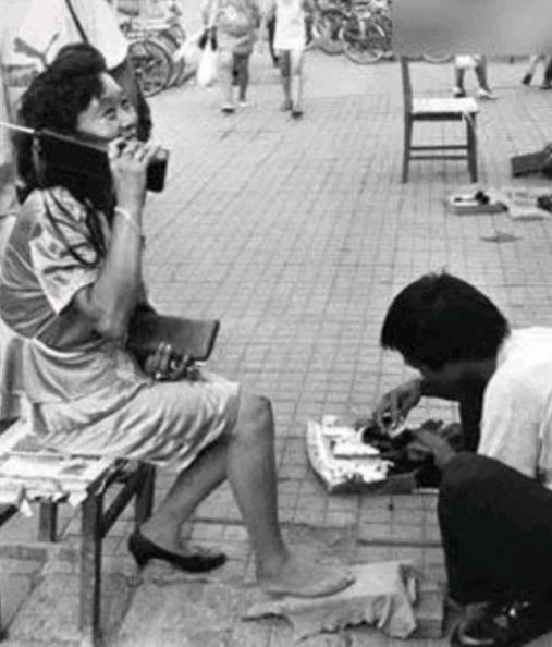 历史老照片：
上世纪九十年代初