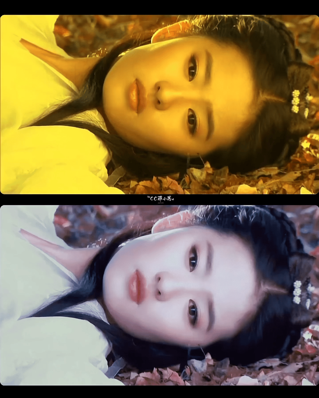 #刘亦菲# / #刘亦菲神雕侠侣# 原图的色调实在是太死亡了 我尽力了[老师好]