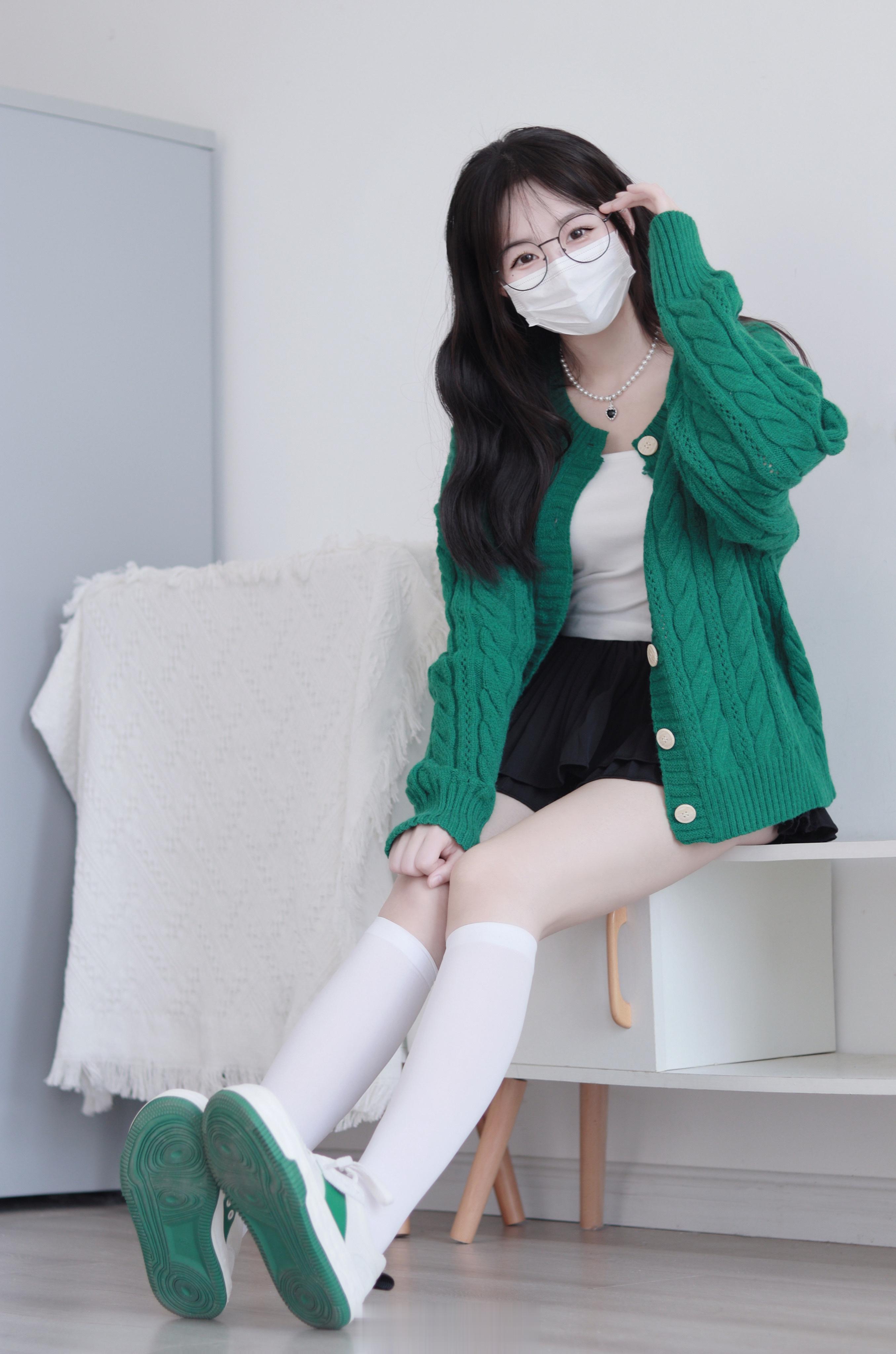 绿色确实显白 ​​​