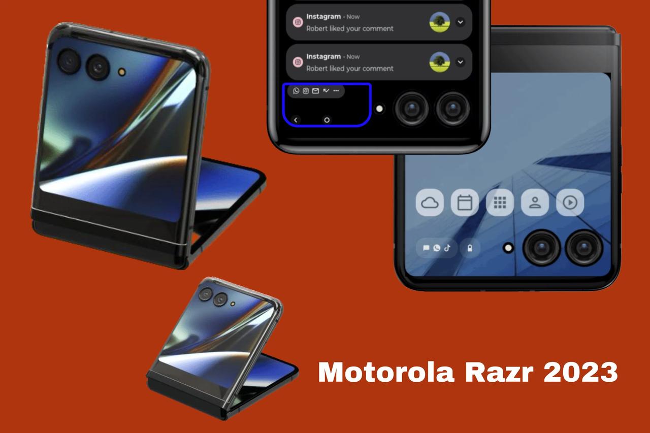 摩托罗拉razr 2023渲染图曝光，拥有“比大更大”的副屏设计？[狗头]
