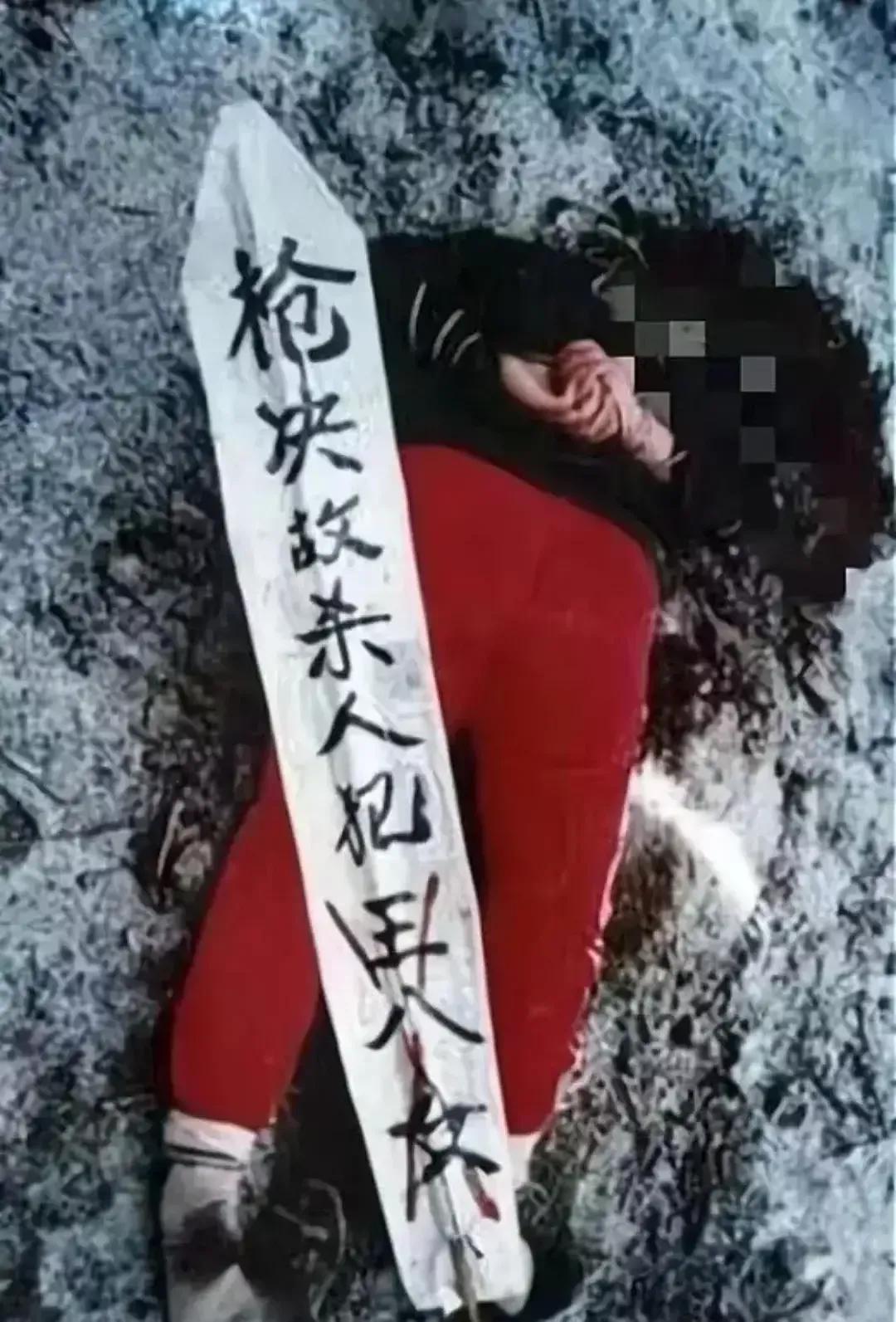 1992年冬天，河南偃师郊外，一名女子刚刚在冰天雪地里被执行枪决，法警把写有“故