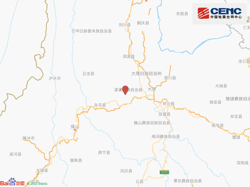 中国地震台网正式测定：05月2