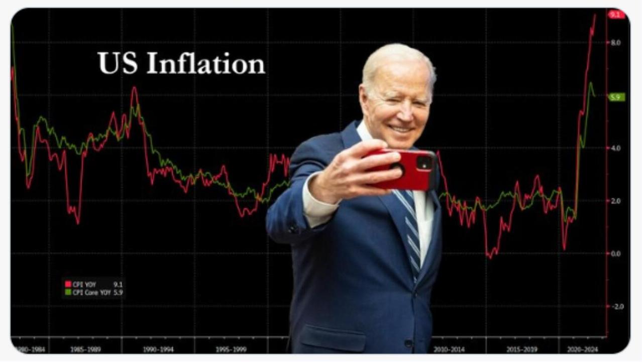 登登，你确实做到了，通胀连续涨停板，可喜可贺，可喜可贺！
这次美国6月份的通胀超