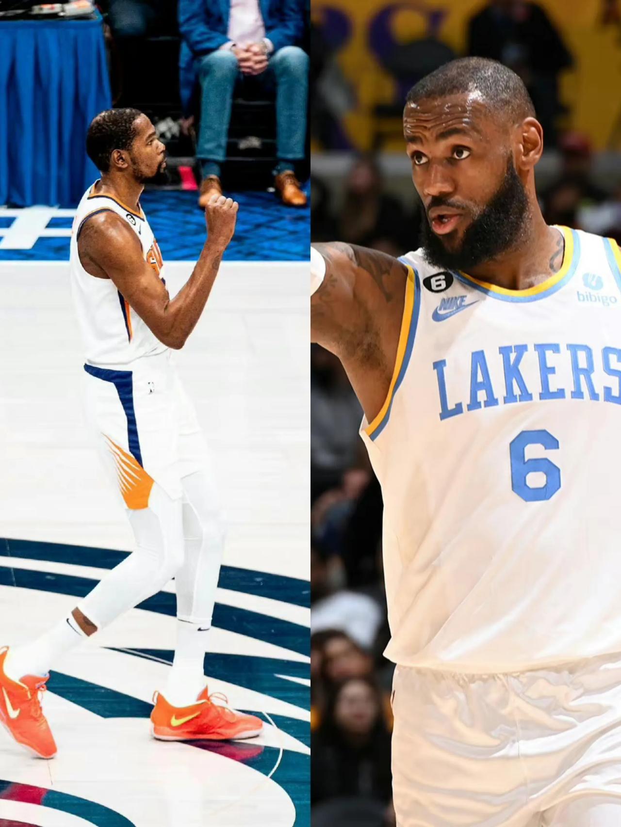 四年了，王不见王！杜兰特、詹姆斯本赛季主要数据对比

             