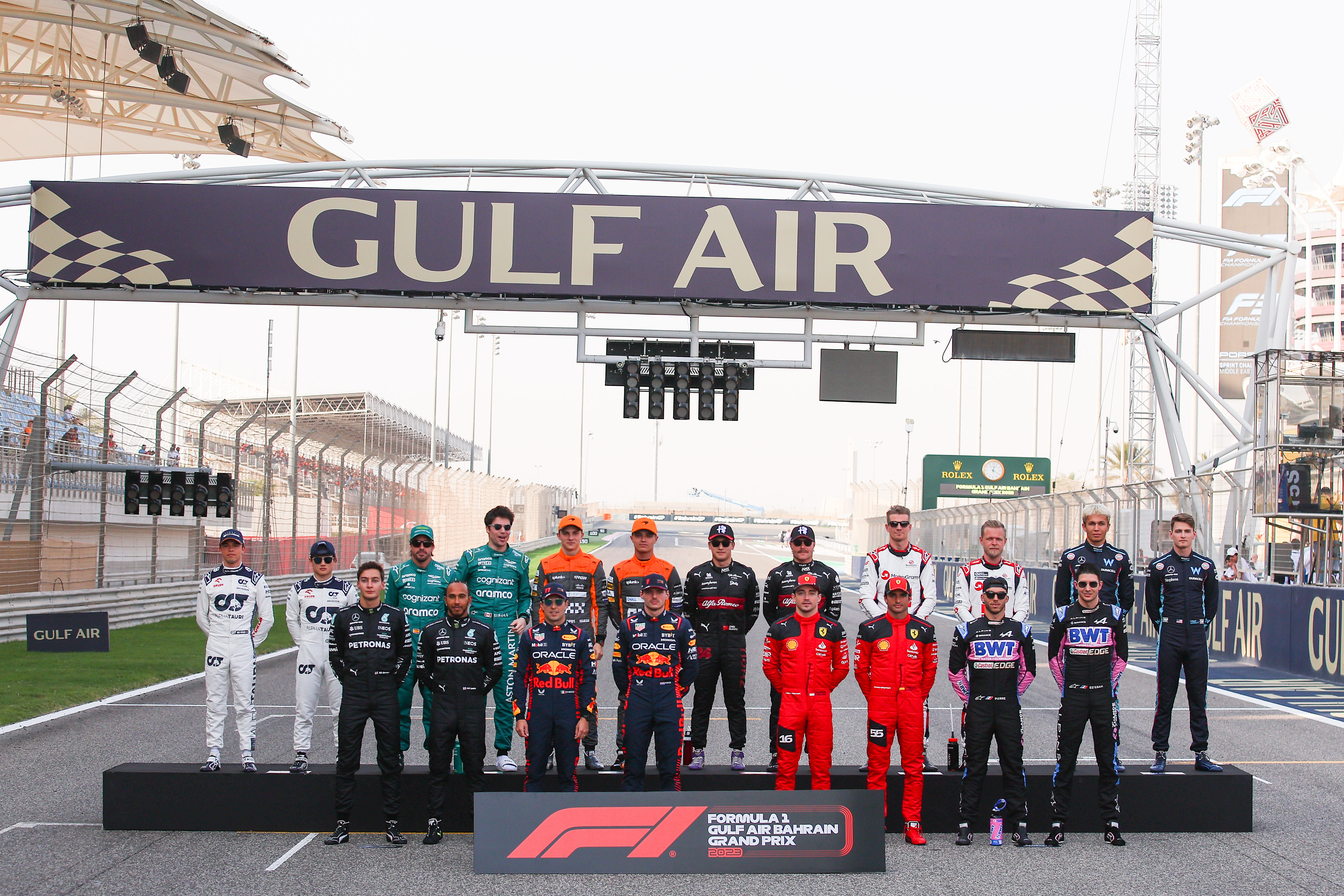 2023赛季F1巴林揭幕战大合影📸 #2023F1巴林大奖赛# #F1##ca