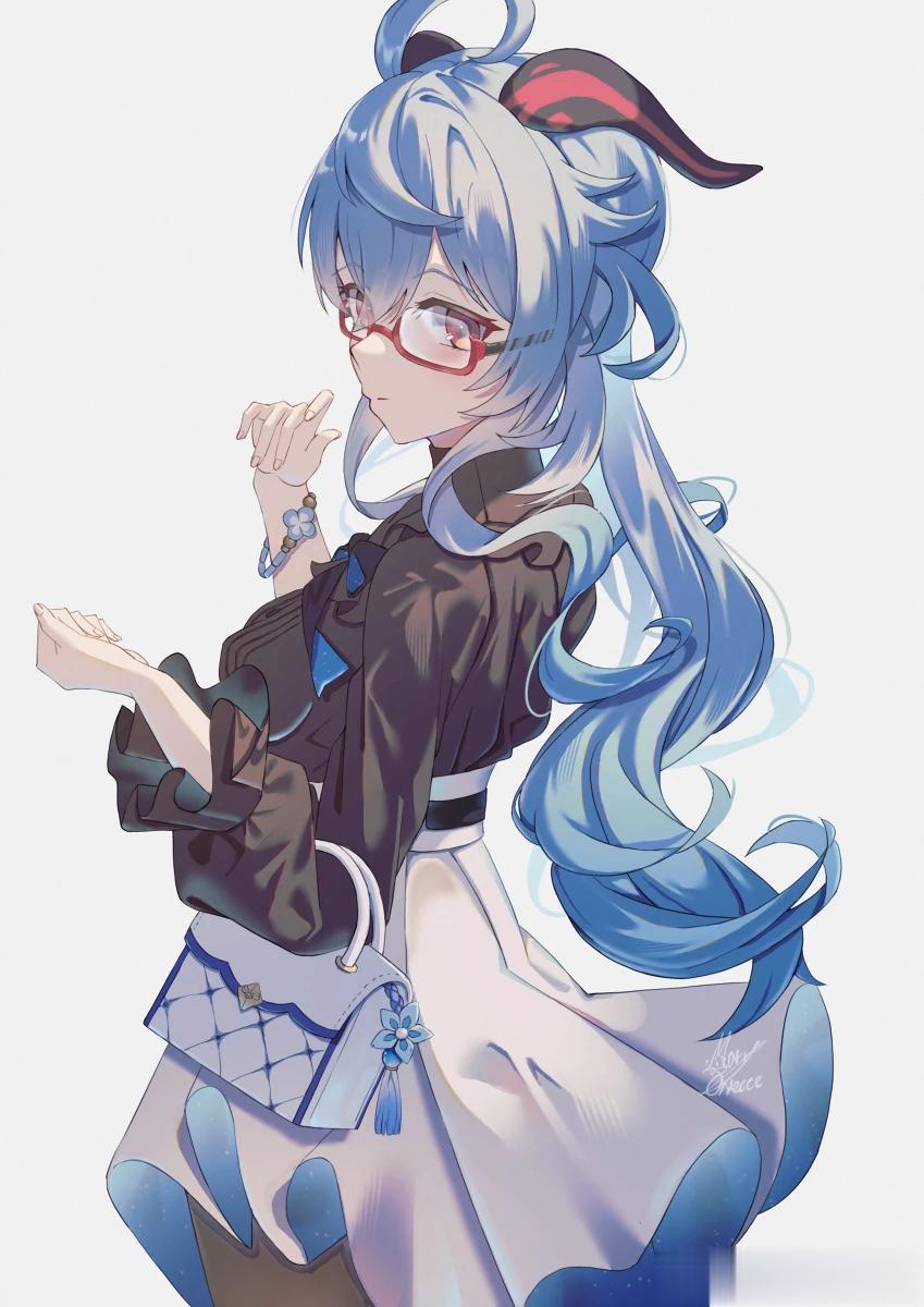 你喜欢动漫眼镜娘吗？
  