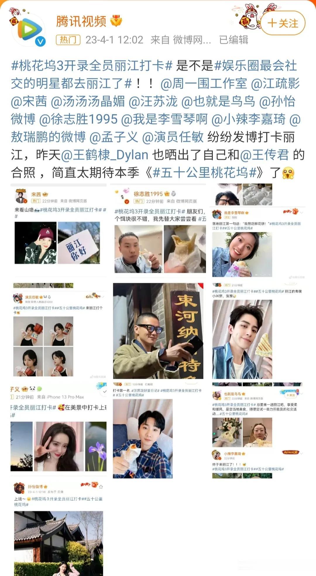 没了宋丹丹，《桃花坞 3》这季谁挨骂啊？ 4.1 日鹅厂官宣了“桃花坞”丽江开录