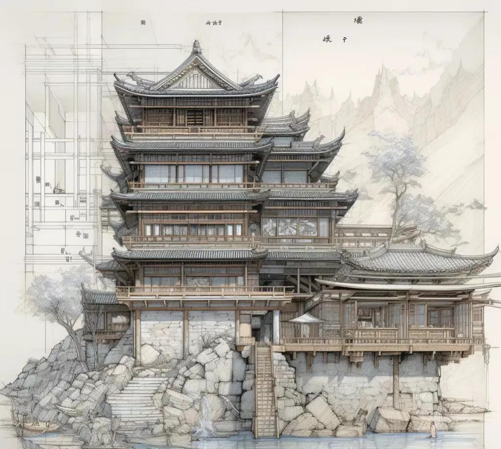 中国古建筑设计，老祖宗的建筑智慧后继有人了，滕王阁、黄鹤楼、鹳雀楼...想放在哪