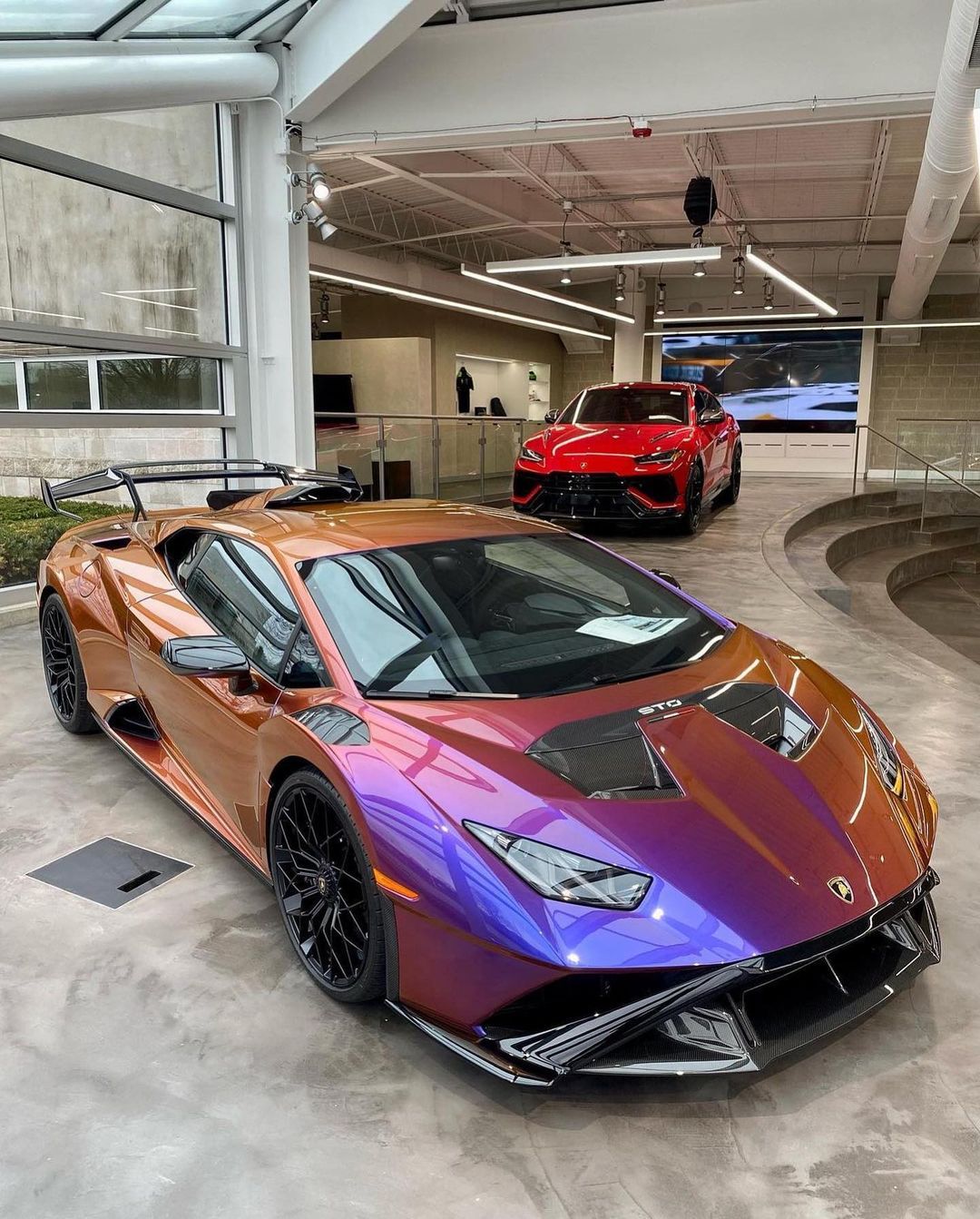 Blu Hal Huracan STO 💜#Huracan##Car时尚##豪