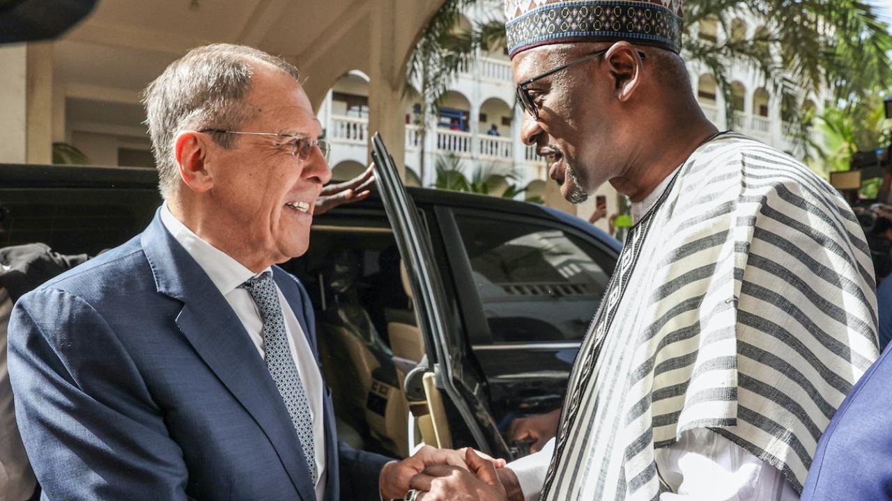 蛐蛐蚂蚱都是肉，拉夫罗夫再赴非洲寻找俄罗斯的好朋友。俄罗斯外交部长谢尔盖·拉夫罗