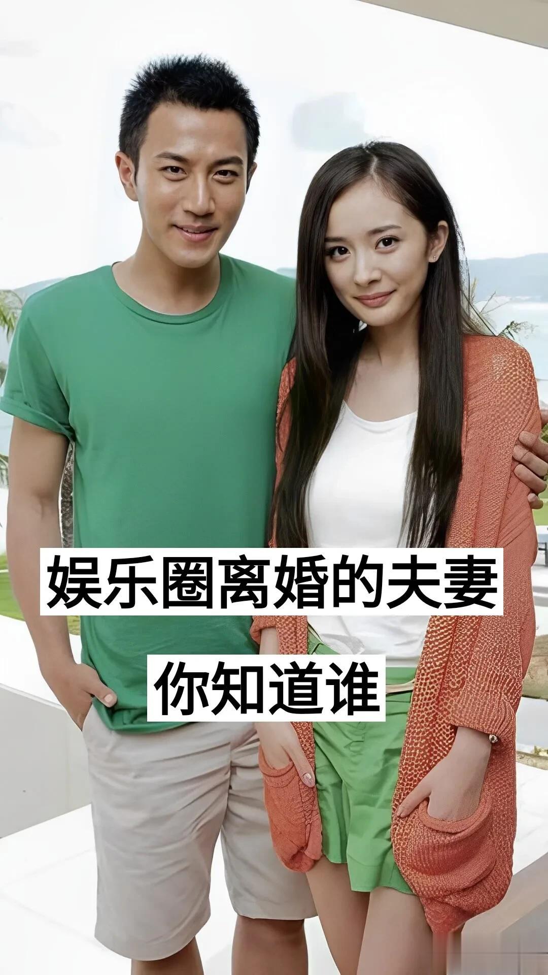 娱乐圈离婚的夫妻