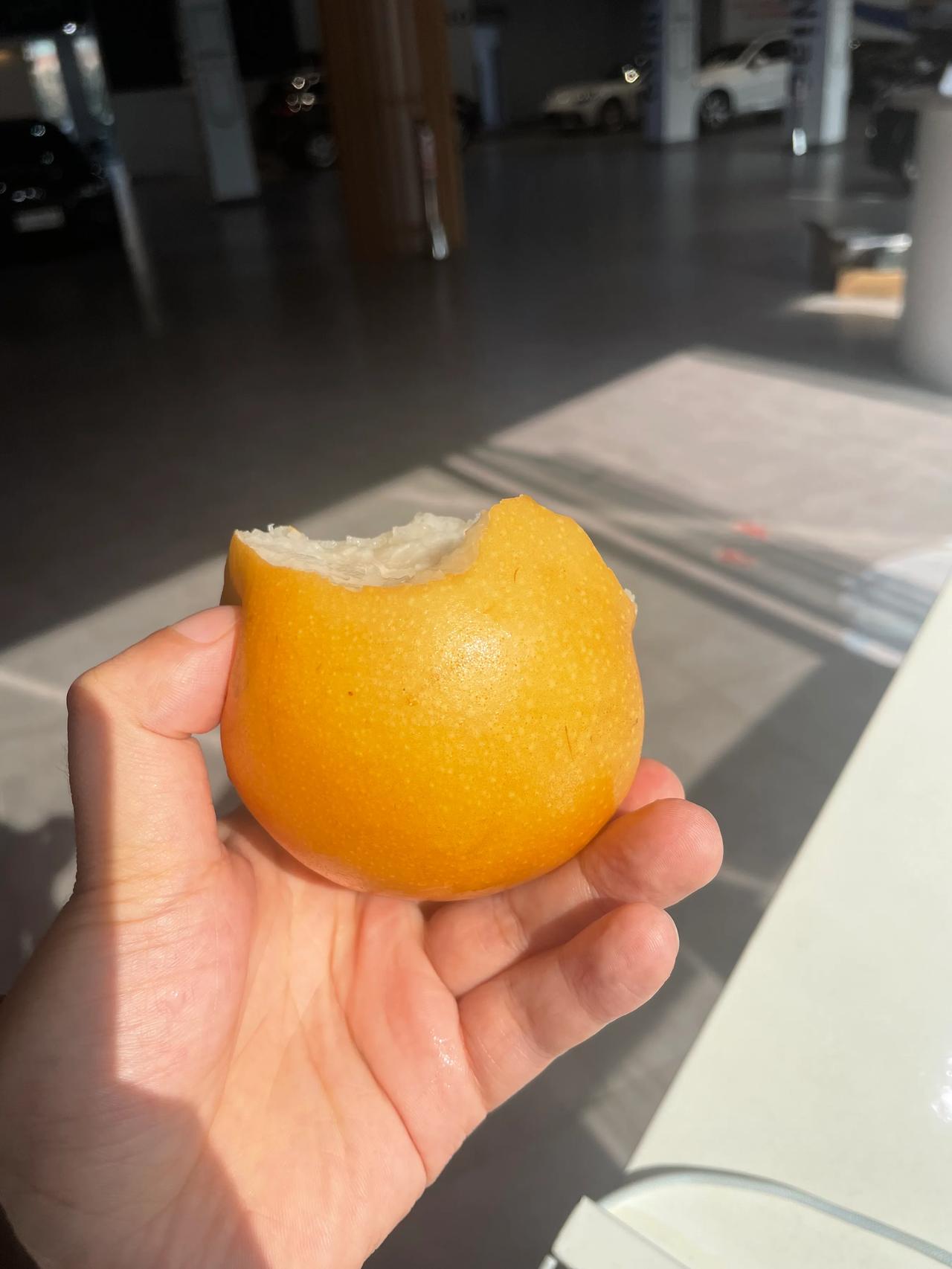 这梨什么品种
甜