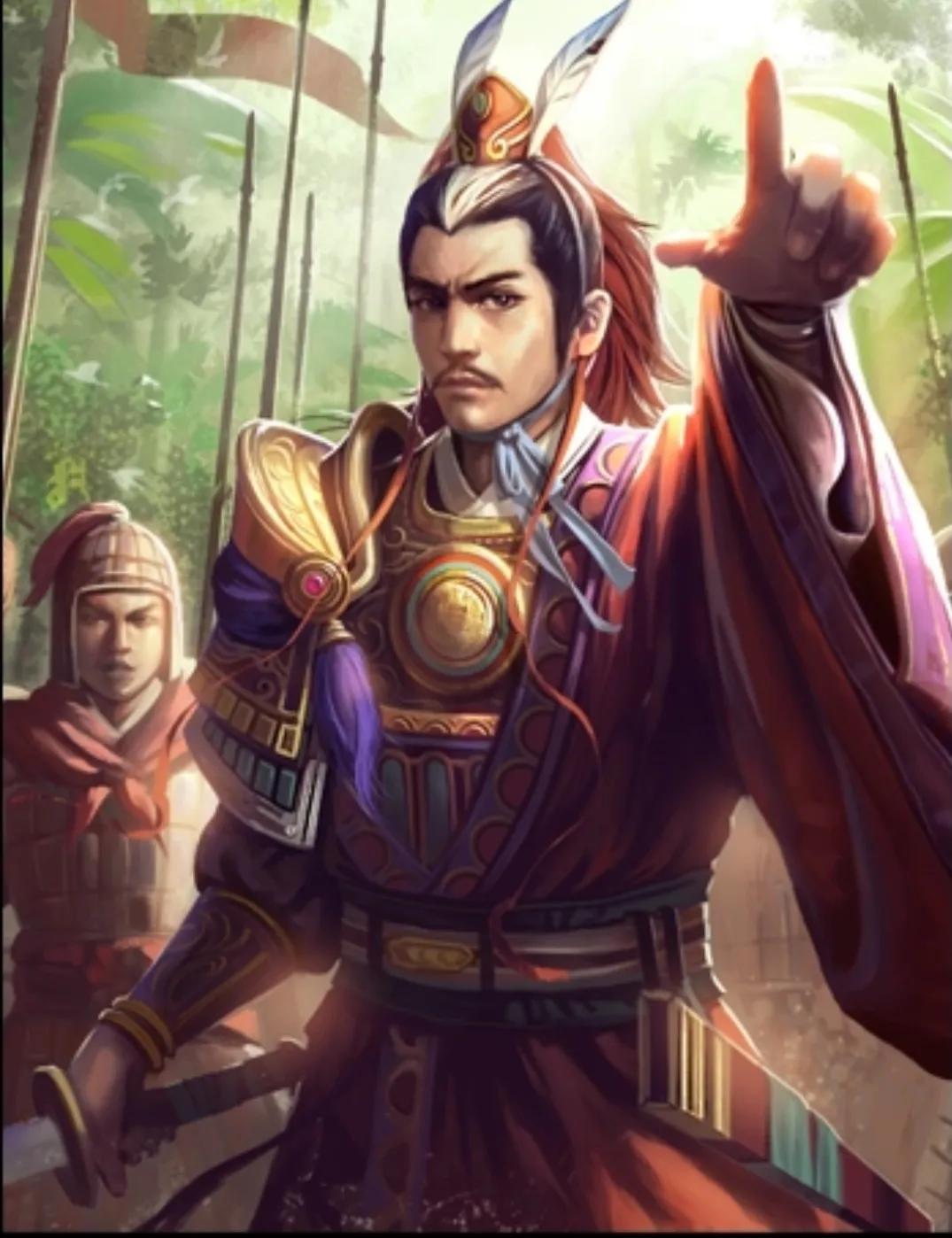 刘备诸葛武侯与马谡
刘备临终前