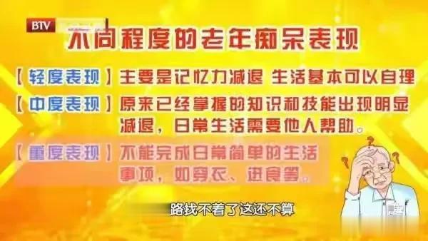 【老年痴呆夺走的不仅是记忆，还有自尊！】据统计，我国60岁及以上老年人中老年痴呆