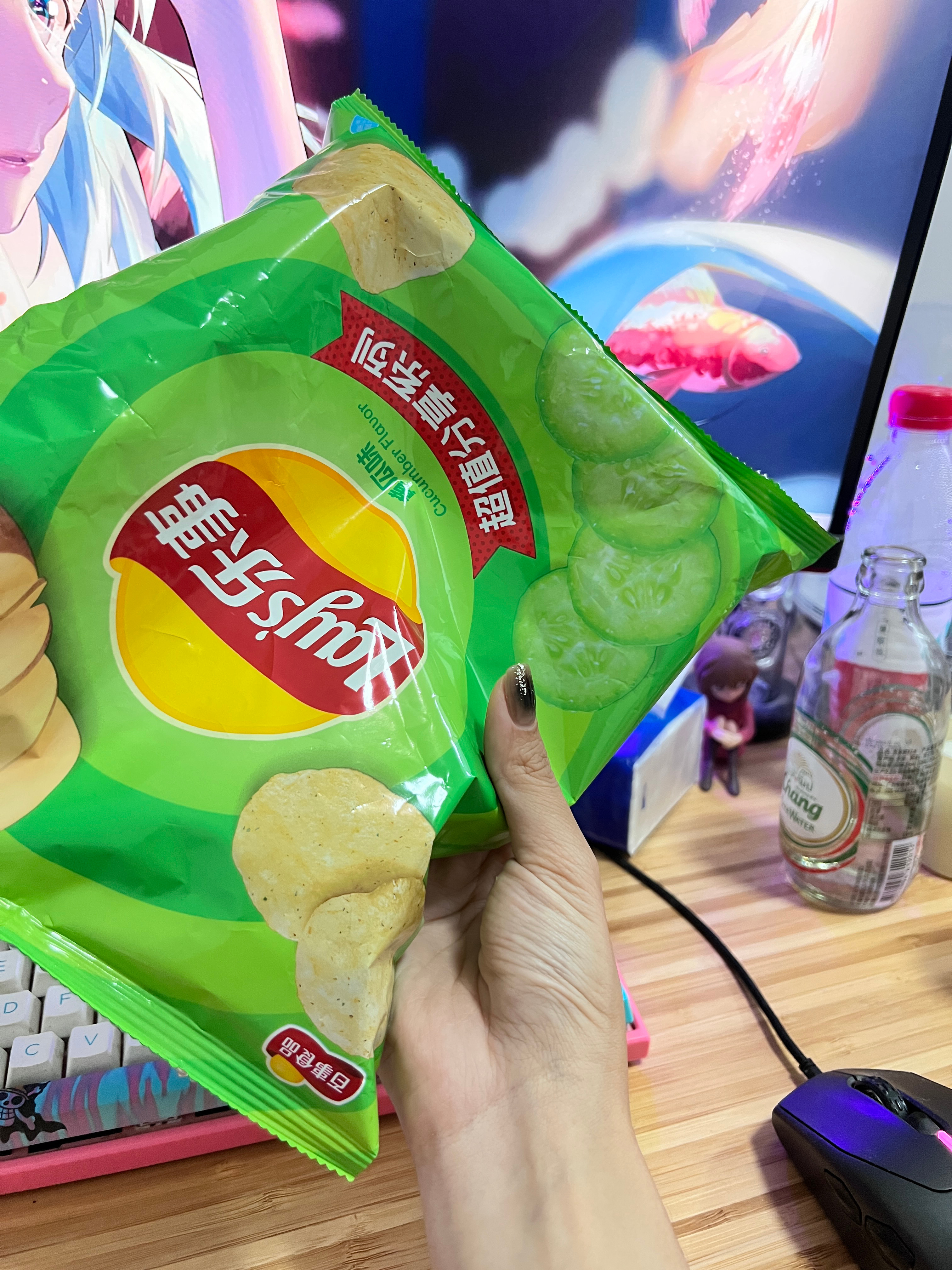 原来这么一包薯片能填饱肚子！[笑cry] ​​​