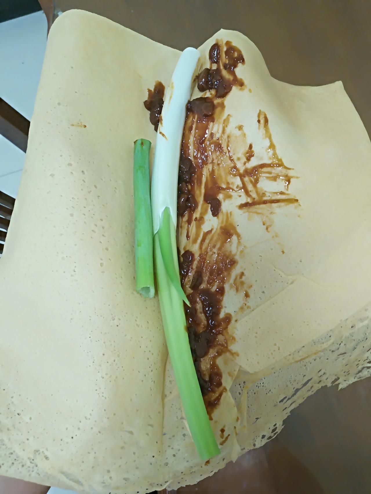 是不是真正山东人，这一招足矣！知道这是啥吃法不？敢这么吃不？哈哈。


