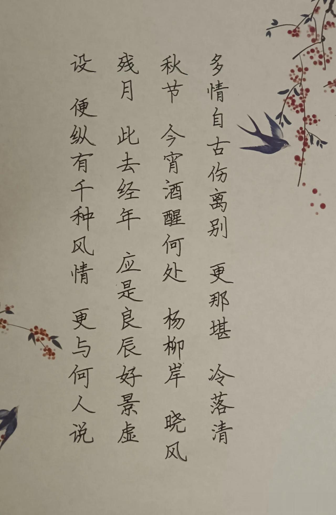 抄书打卡第十五天
小半月了，现在写字越来越顺畅，拿钢笔手也不抖了，等一个月再看练