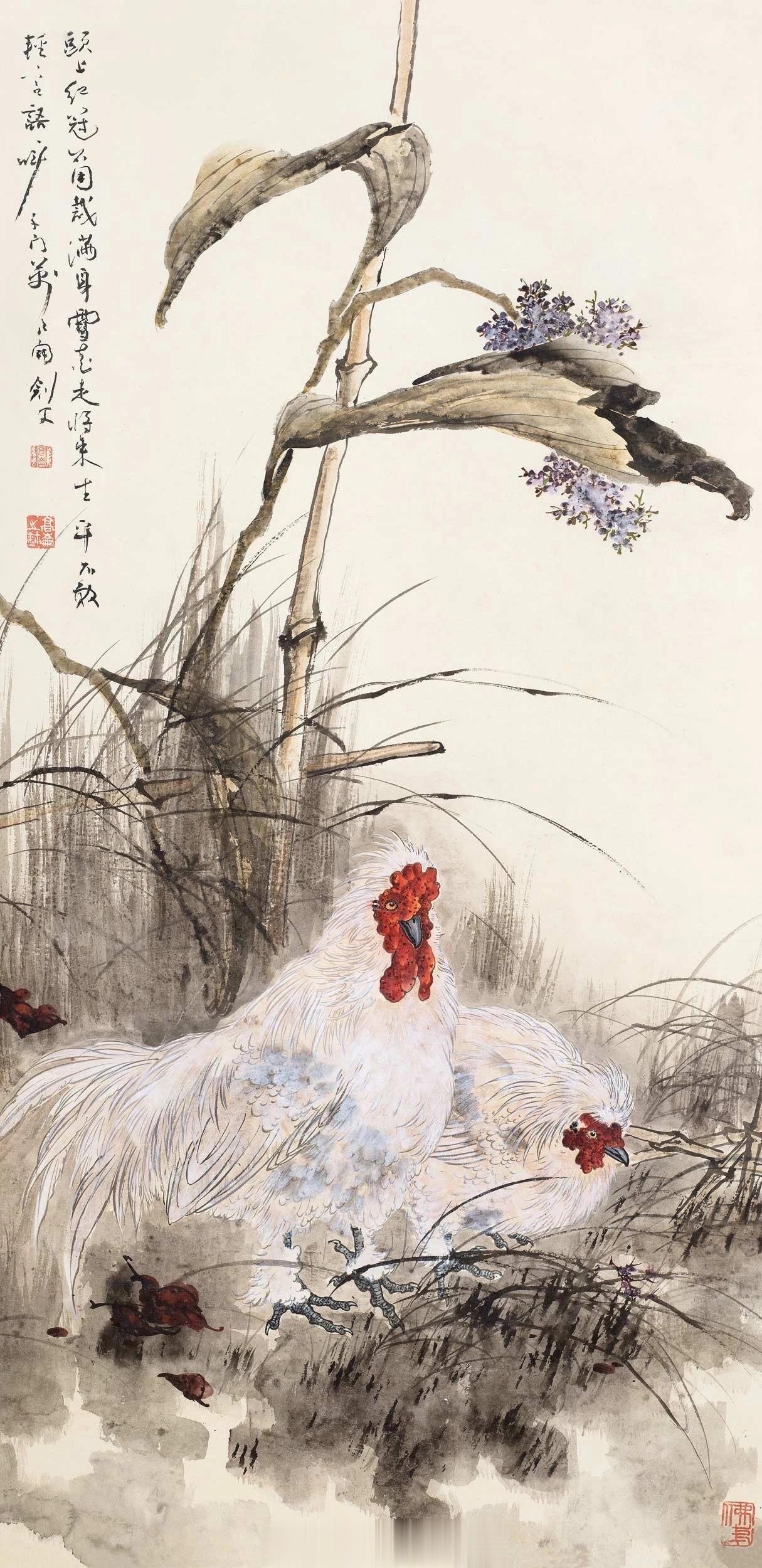 高剑父大写意花鸟，老辣狂野、放纵不羁！高剑父（1879年10月12日—1951年