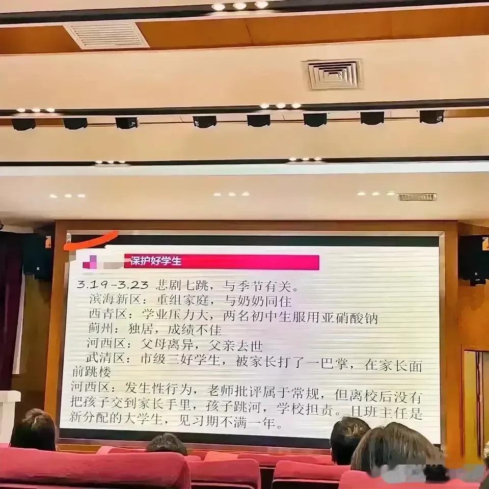 现在的孩子都怎么了？这不“天津七连跳”，全市紧急召开家长会！

这事真让人太震惊