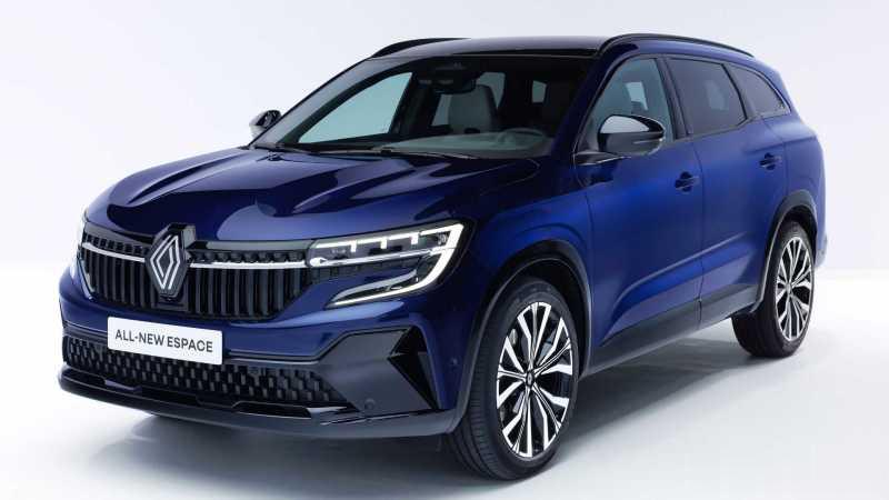 全新雷诺Espace官图发布，新车从此前的MPV，正式变身为SUV，将会基于CM