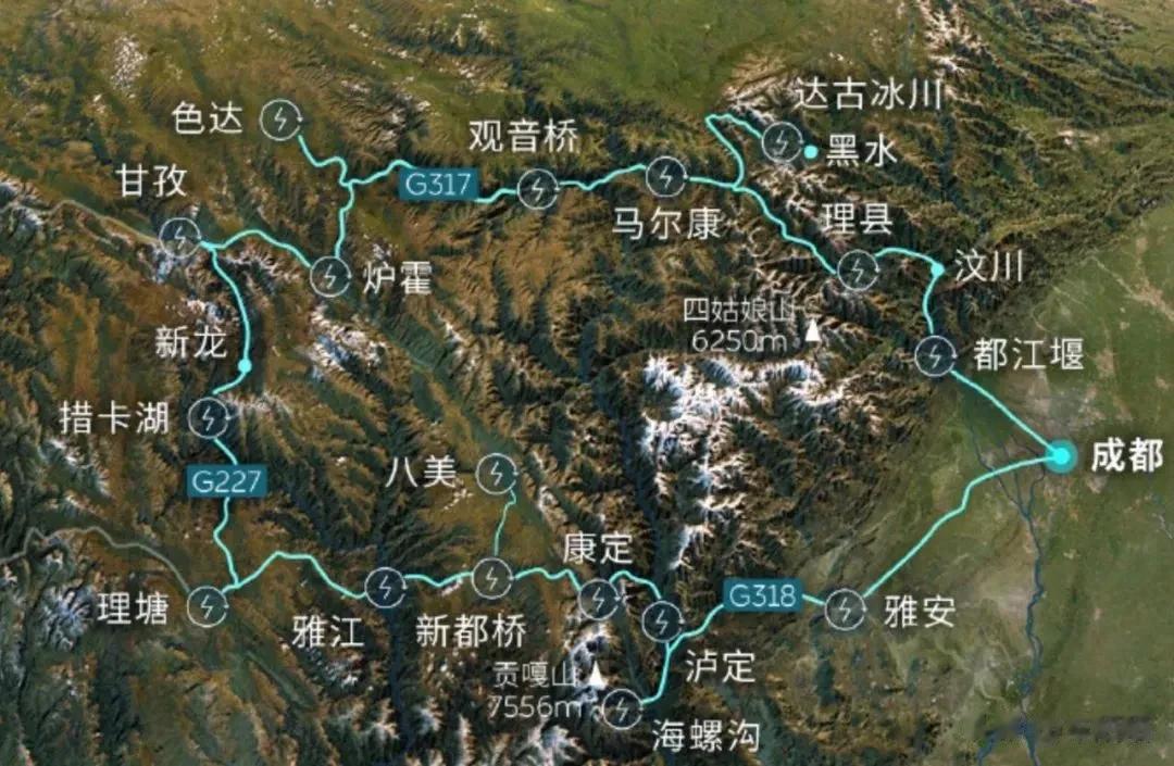 【蔚来贯通1500公里川西大环线补能体系】据蔚来官方近日的消息透露，蔚来充换电站