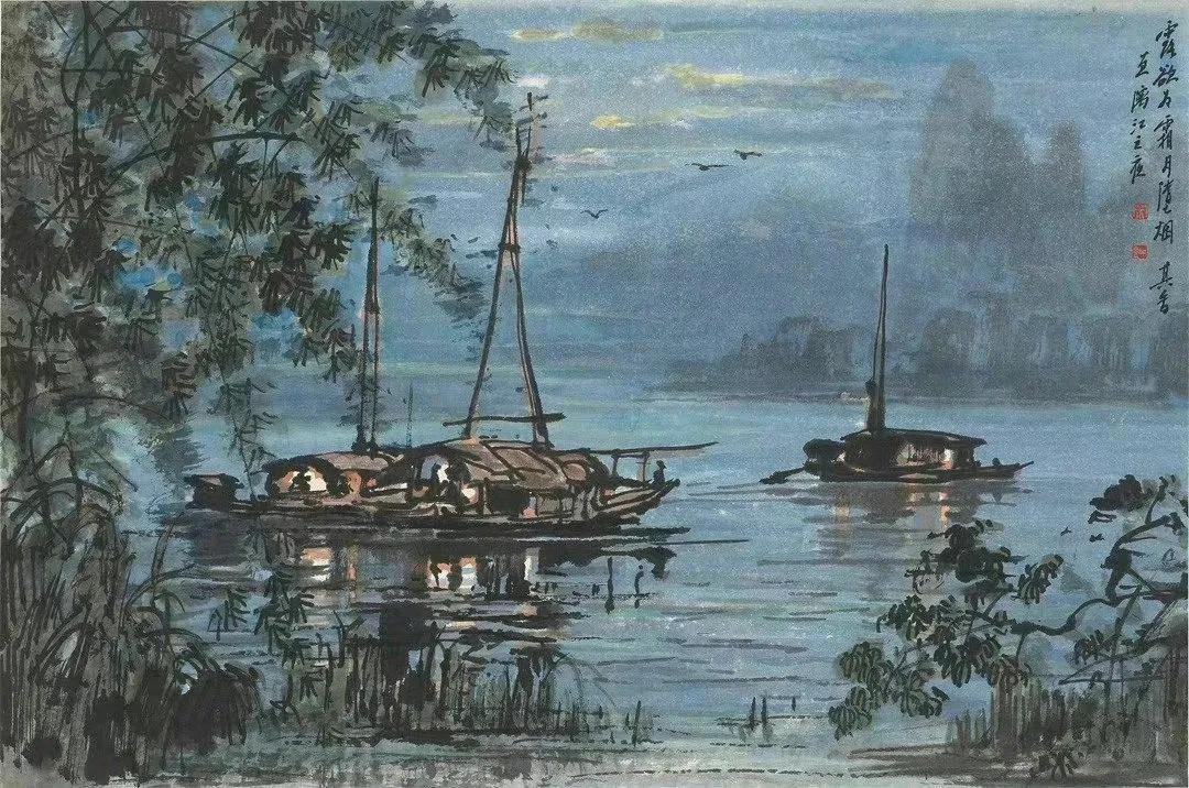 星月皎洁，明河在天
四无人声，声在树间
  