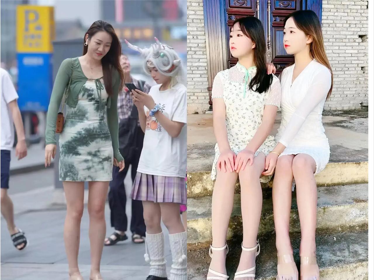 美女欣赏-时尚穿搭-15位花裙