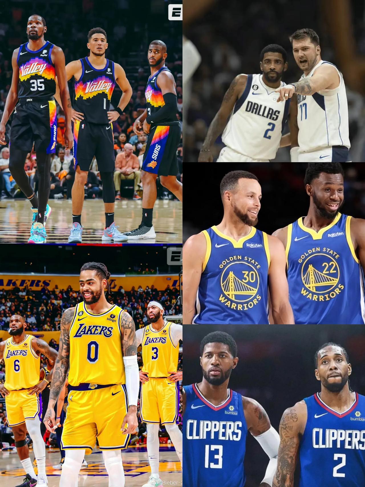 西部排名前11球队场均得分上双球员一览

掘金:约基奇24.6分，穆雷20.1分