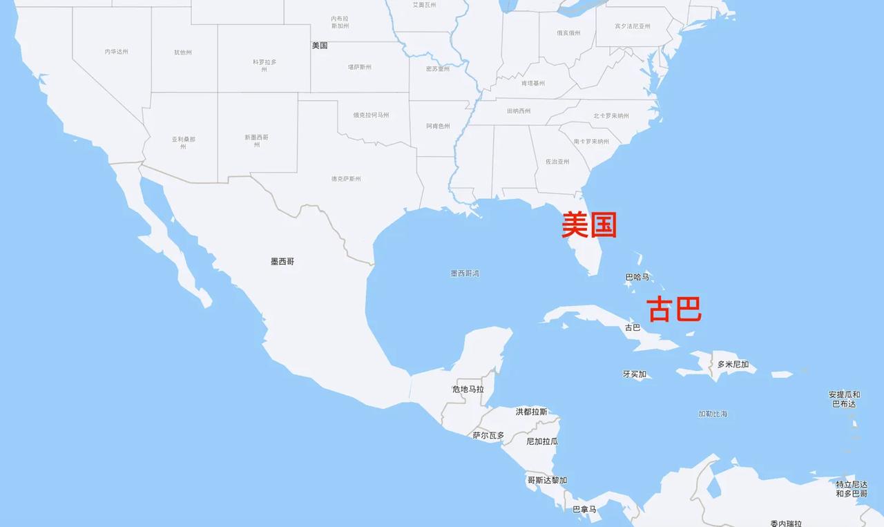 对美国而言，古巴最不可“原谅”之处在于它离美国太近了。
如果美国不封锁、破坏、威