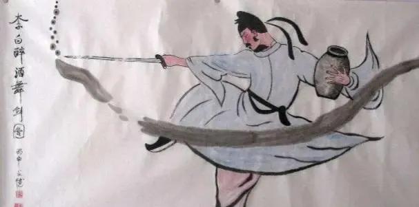 李白不仅会作诗，还会武功，剑术尤精，称为：“天下第二”。据史学记载，李白有随军打