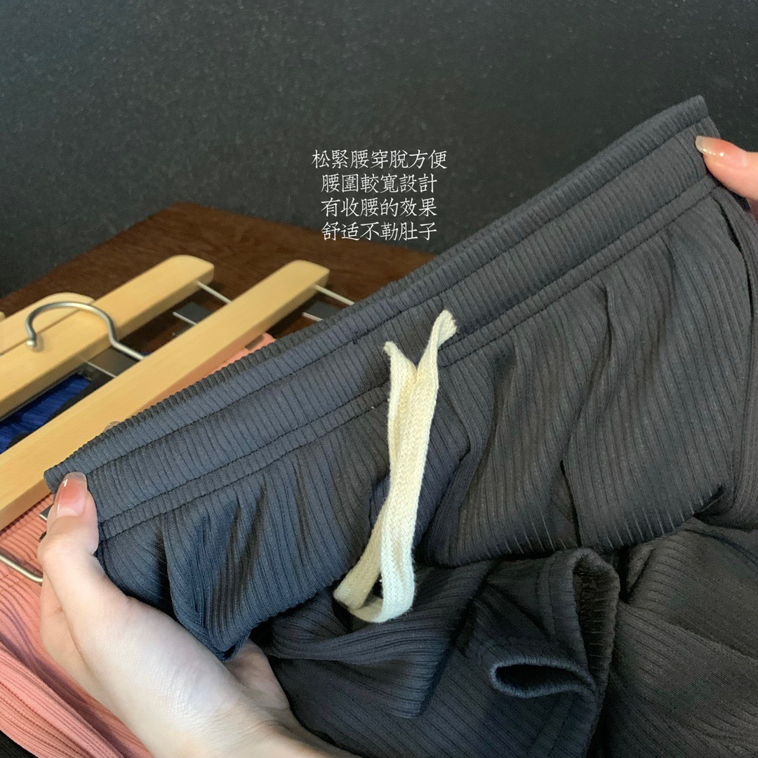 穿上脱不掉的神裤 黑色显瘦不用多说 ☕经典显瘦黑 匹配度百分百会吃肉的阔腿裤 最