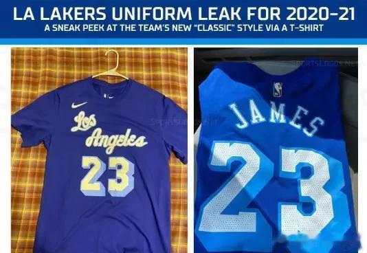 根据媒体《Sportslogos》的报道，湖人决定在下赛季（20-21赛季）穿上