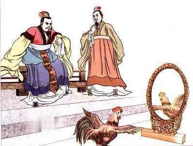 孙权曾送给曹操一只漂亮的雉鸡。曹操想观赏雉鸡舞蹈，但使尽办法，这珍禽就是不鸣不舞