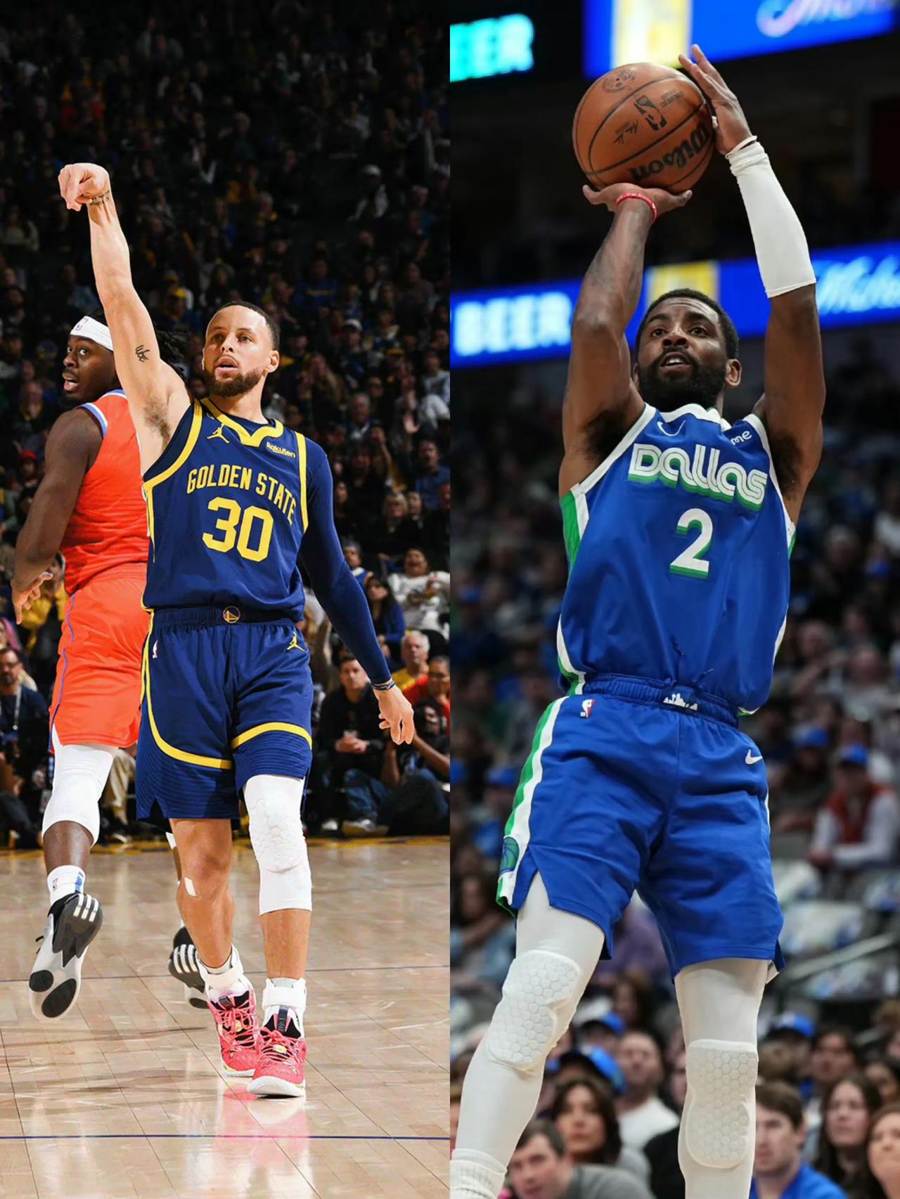 西部最强控卫！库里、欧文本赛季主要数据对比

                 